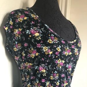 Rue21 Black Floral Dress